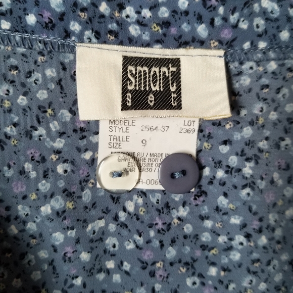 Vintage Smart Set Floral Wrap Skirt - Picture 8 of 10